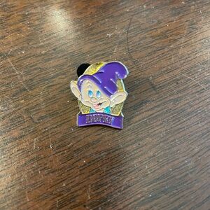Disney Dopey Dwarf Purple Enamel Pin